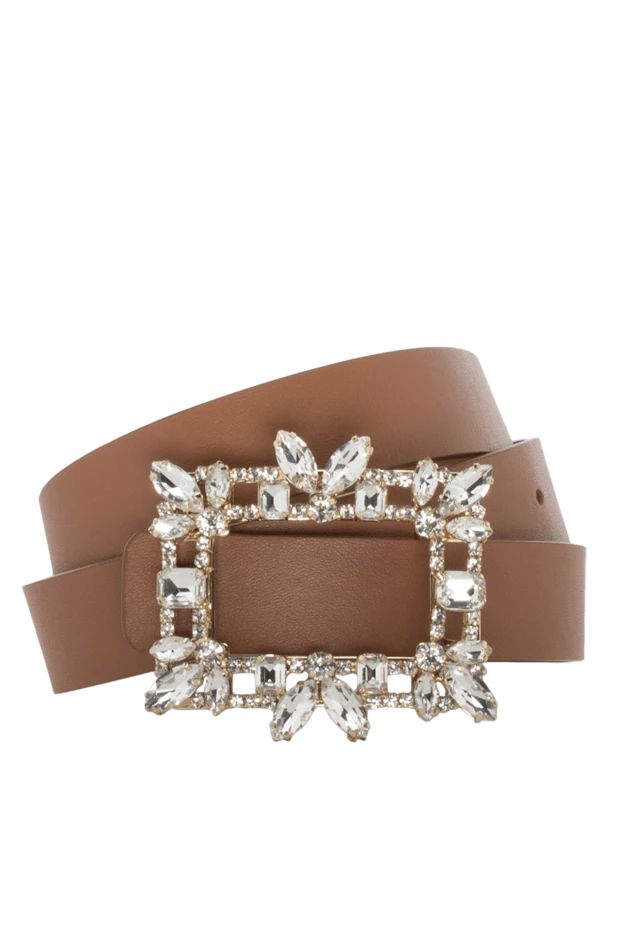 Max&Moi woman brown leather belt for women купить с ценами и фото 155450 - photo 1