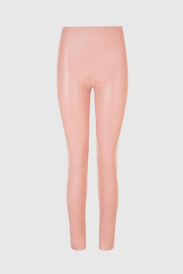 Max&Moi woman pink leather trousers for women купить с ценами и фото 155458 - photo 1