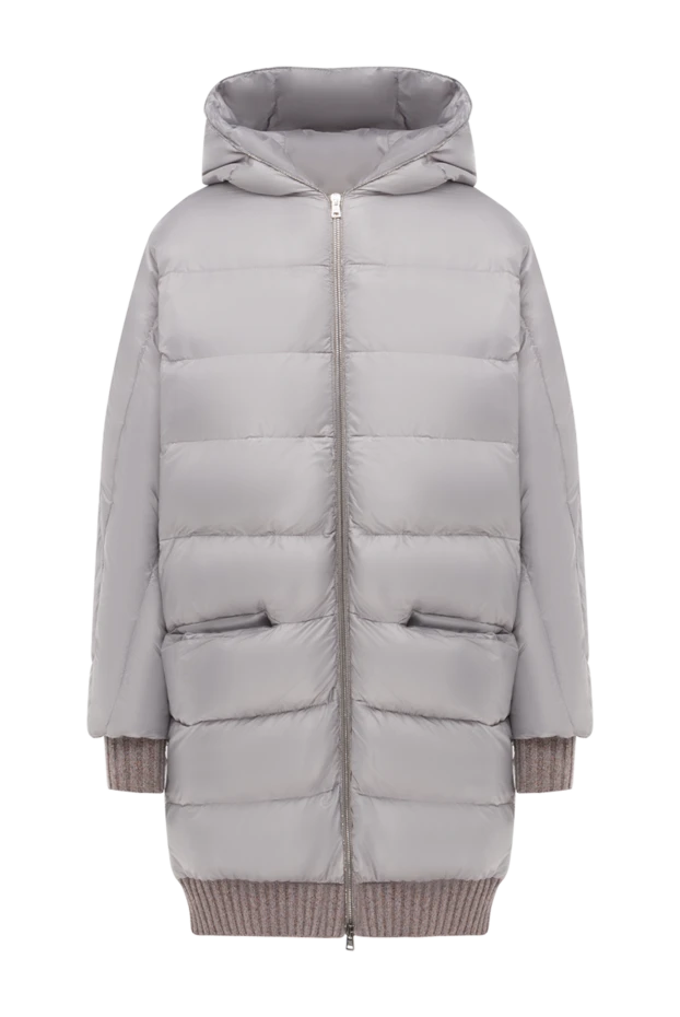 Panicale woman women's gray polyester down jacket купить с ценами и фото 155474 - photo 1