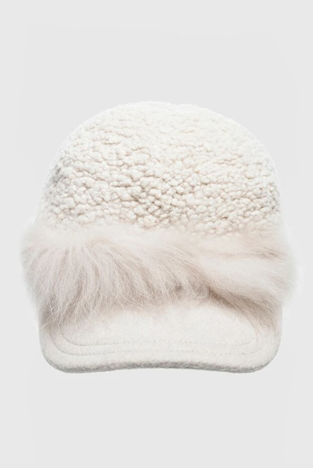 Panicale woman fur white cap for women купить с ценами и фото 155478 - photo 1