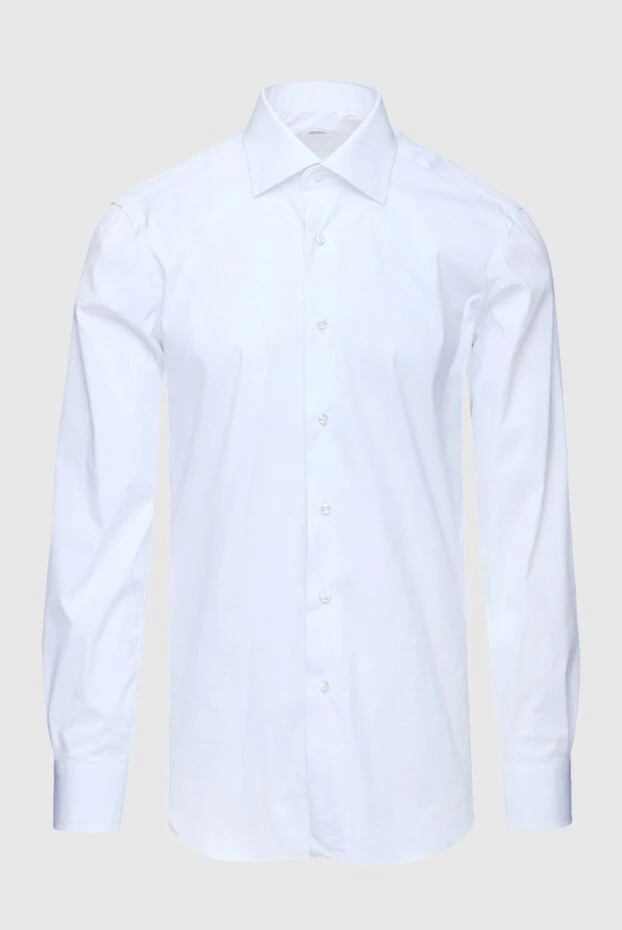 Barba Napoli man white men's shirt купить с ценами и фото 155583 - photo 1