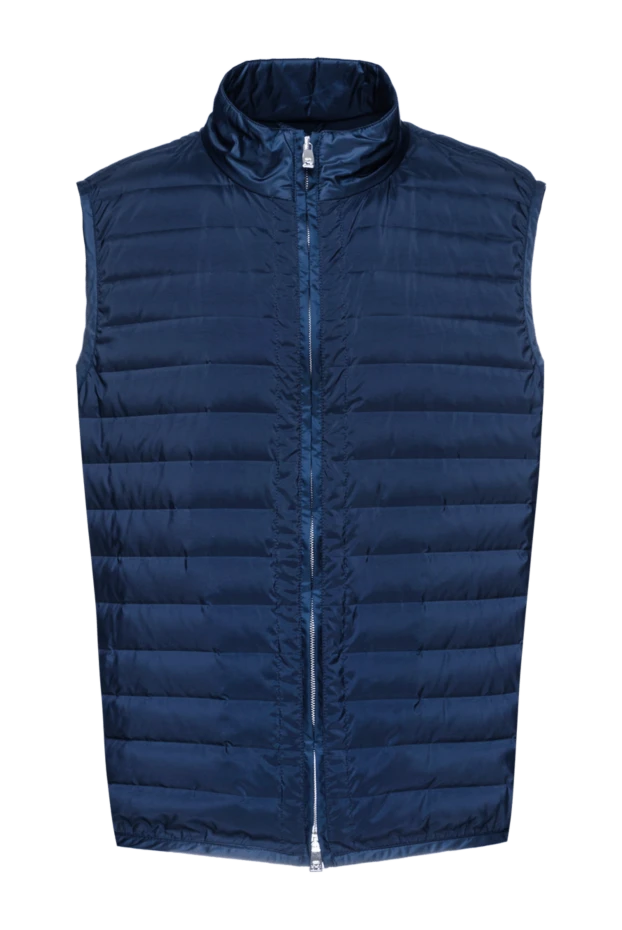 Corneliani man polyester vest blue for men купить с ценами и фото 155603 - photo 1