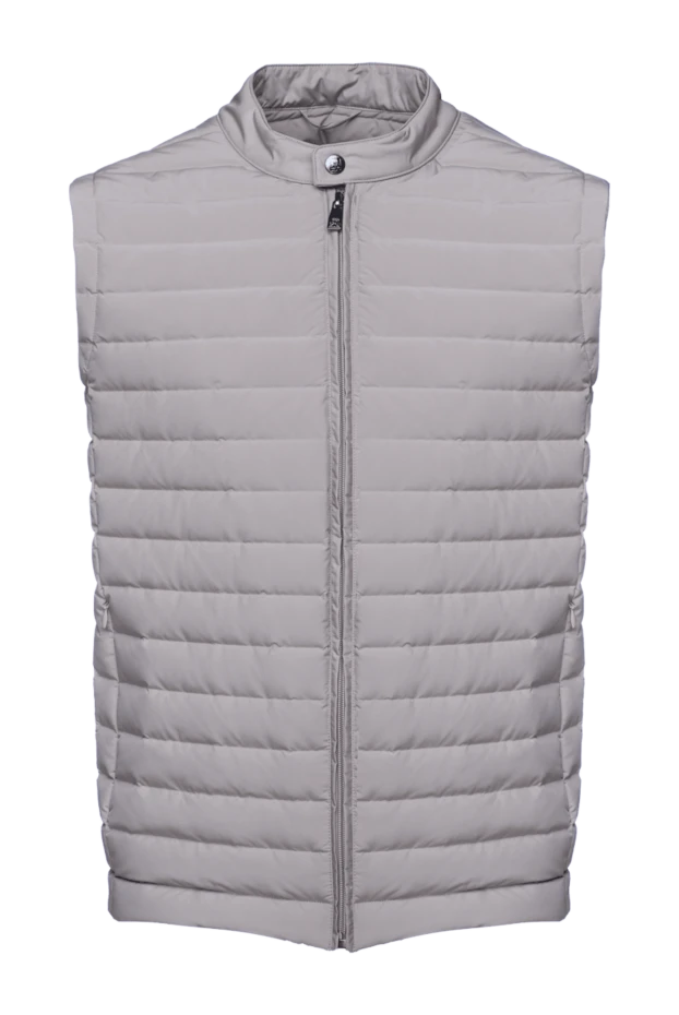 Corneliani man polyester vest gray for men купить с ценами и фото 155604 - photo 1