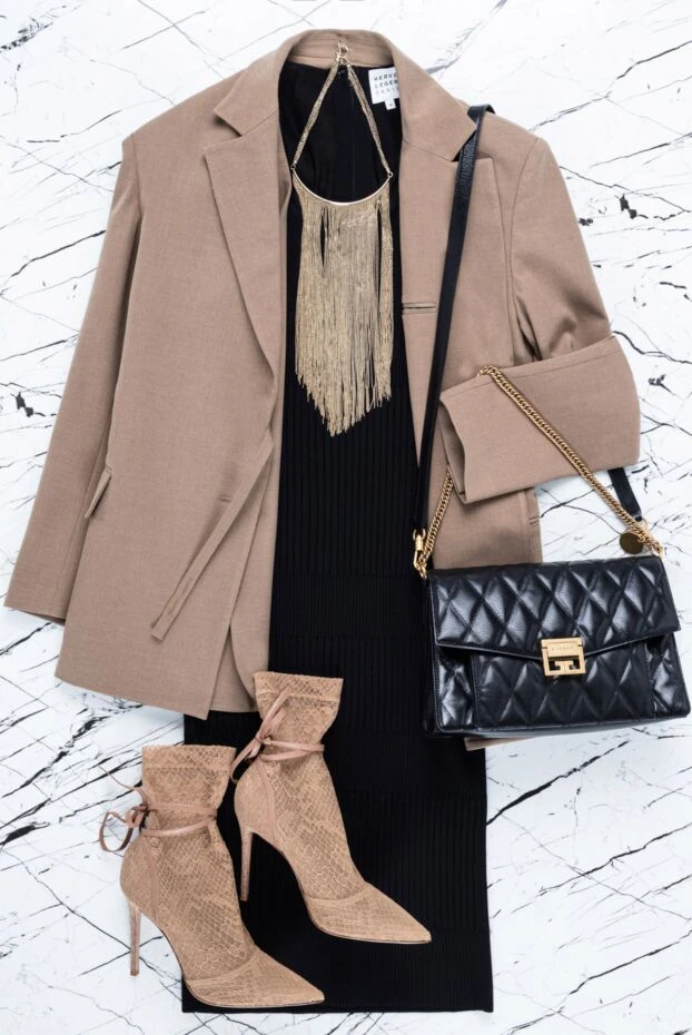 Fleur de Paris жакет женский бежевый однобортный с асимметричной застежкой 155678 - фото 2