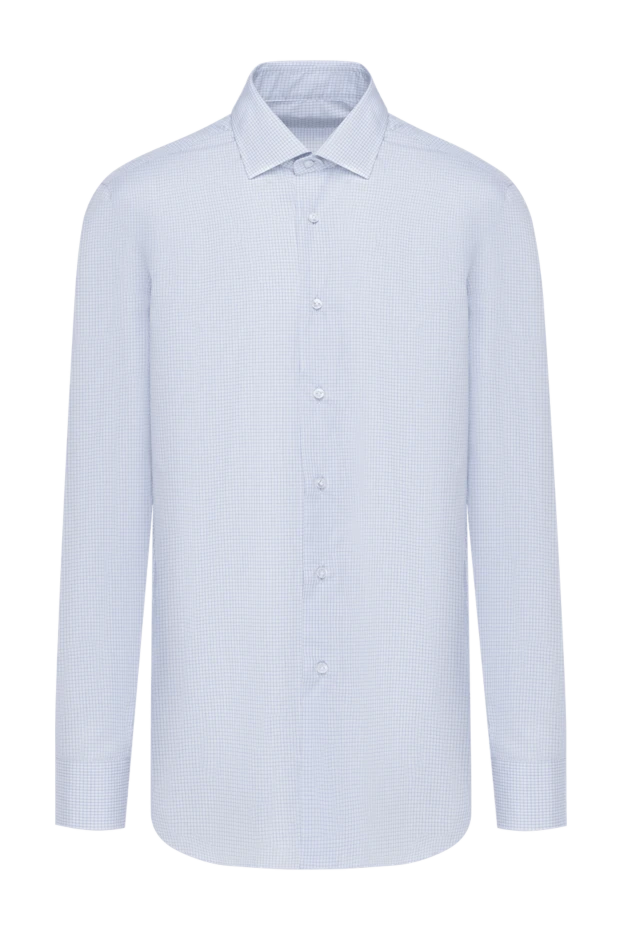 Barba Napoli man blue cotton shirt for men 155824 - photo 1