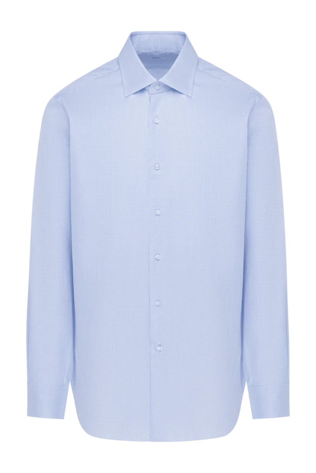 Barba Napoli man blue cotton shirt for men 155826 - photo 1