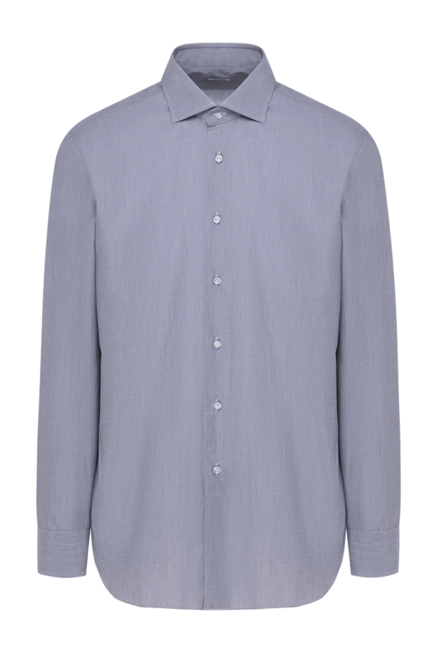 Barba Napoli man gray cotton shirt for men 155830 - photo 1