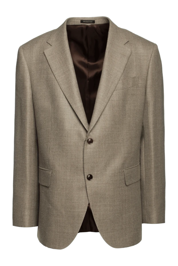 Sartoria Latorre man men's beige wool and silk jacket купить с ценами и фото 155854 - photo 1