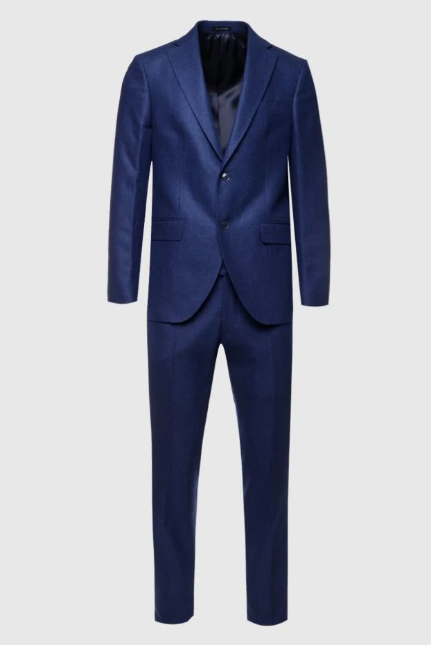 Sartoria Latorre man men's suit made of wool, blue купить с ценами и фото 155858 - photo 1