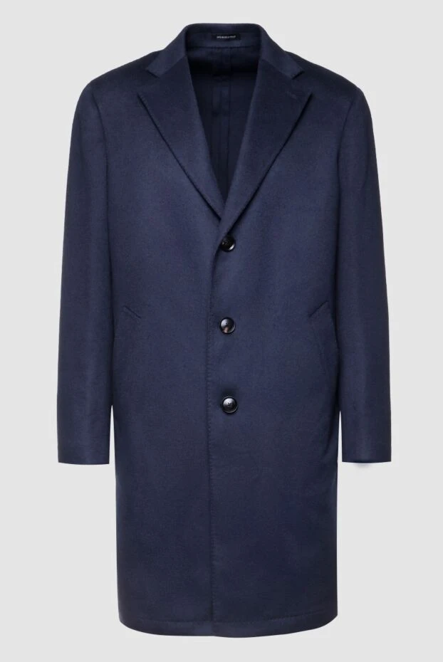 Sartoria Latorre man cashmere coat blue for men купить с ценами и фото 155860 - photo 1