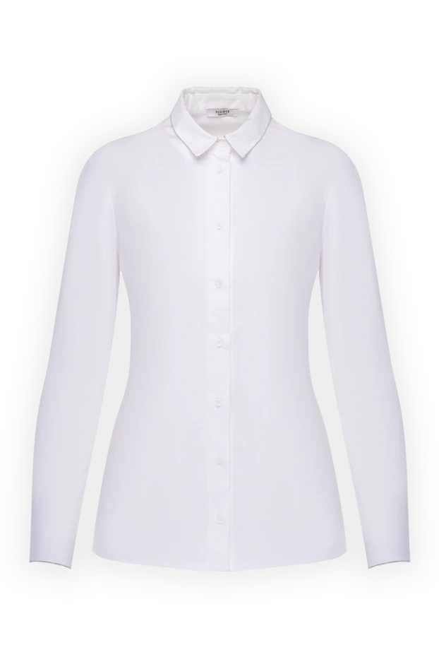 Peserico woman white cotton and polyamide blouse for women купить с ценами и фото 155904 - photo 1