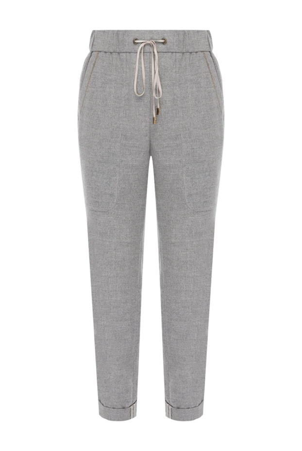 Peserico woman gray trousers for women купить с ценами и фото 155917 - photo 1