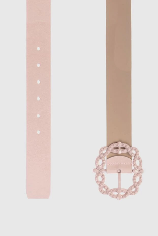 D.Exterior ремень женский кожаный розовый с декоративной пряжкой 155953 - фото 3