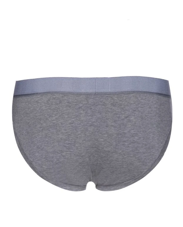 Ermenegildo Zegna man briefs made of cotton and elastane, gray for men купить с ценами и фото 156215 - photo 2