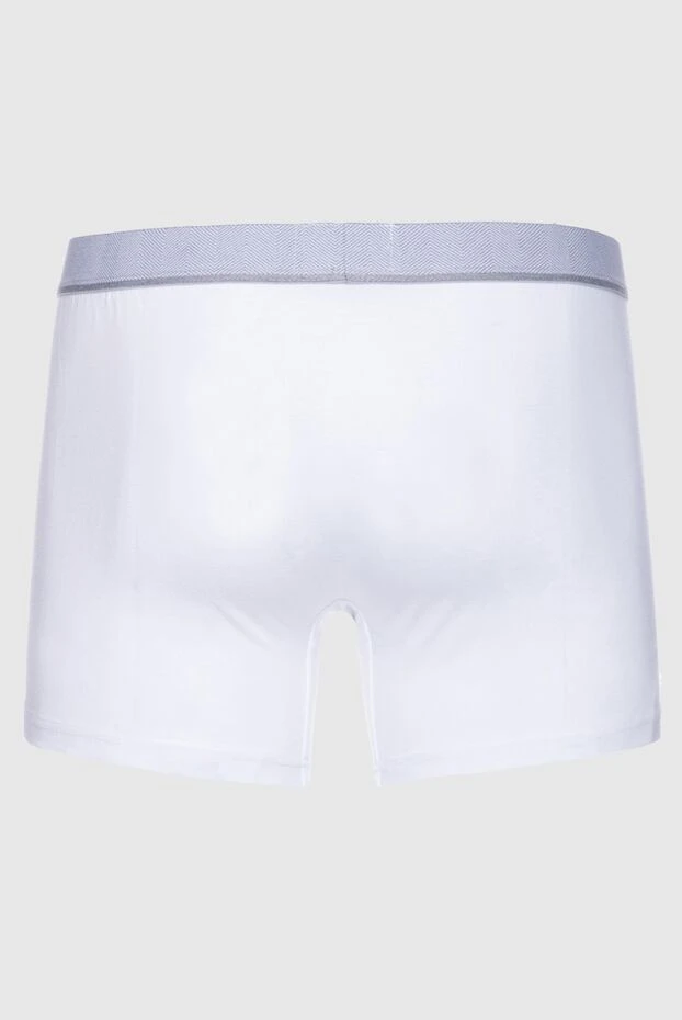 Ermenegildo Zegna боксеры из хлопка и эластана белые мужские. 156216 - фото 3