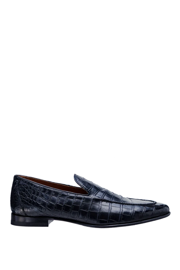 Pellettieri di Parma man black crocodile leather loafers for men купить с ценами и фото 156222 - photo 1