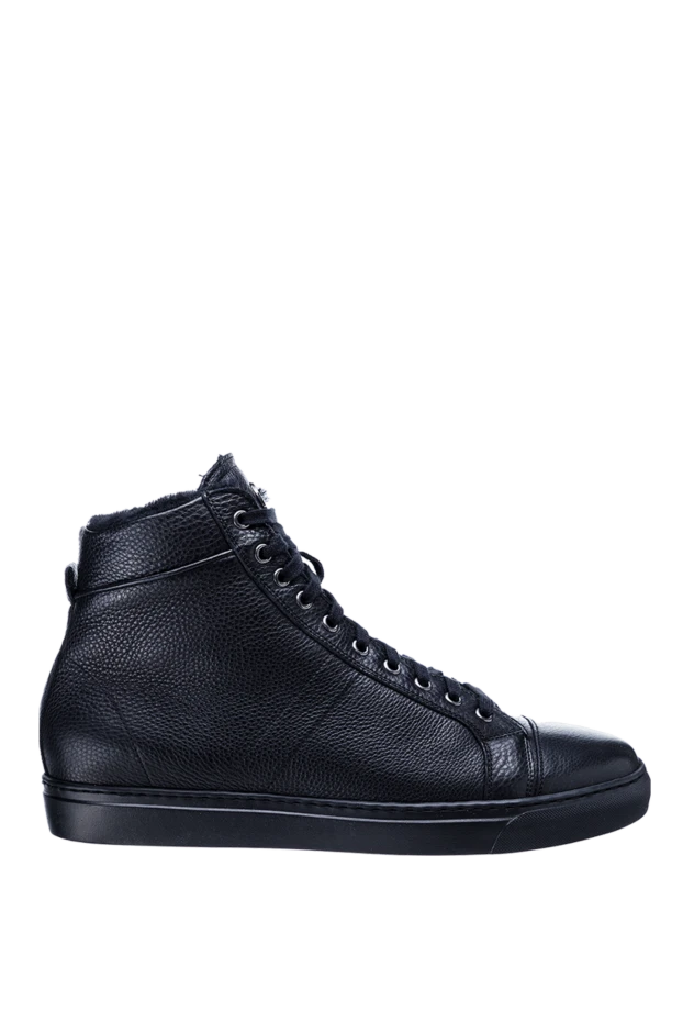 Pellettieri di Parma man black leather sneakers for men купить с ценами и фото 156224 - photo 1