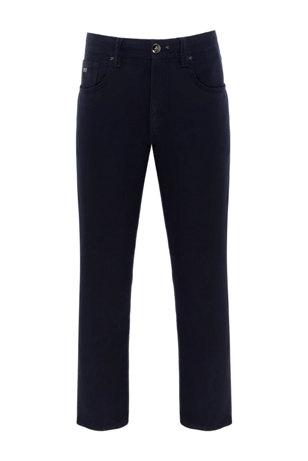 Tramarossa man men's blue wool trousers купить с ценами и фото 156265 - photo 1