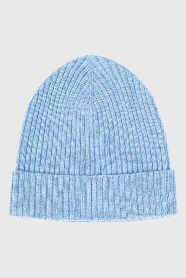 Corneliani man blue cashmere hat for men купить с ценами и фото 156285 - photo 1