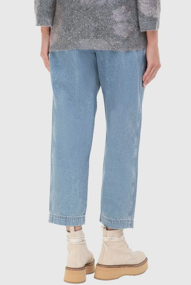 Citizens of Humanity woman women's blue wide-leg jeans made of cotton and lyocell 181083 - photo 3