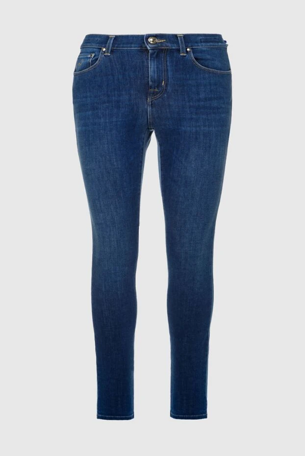 Jacob Cohen woman blue cotton jeans for women купить с ценами и фото 156322 - photo 1