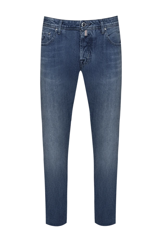 Jacob Cohen man blue cotton jeans for men купить с ценами и фото 156325 - photo 1