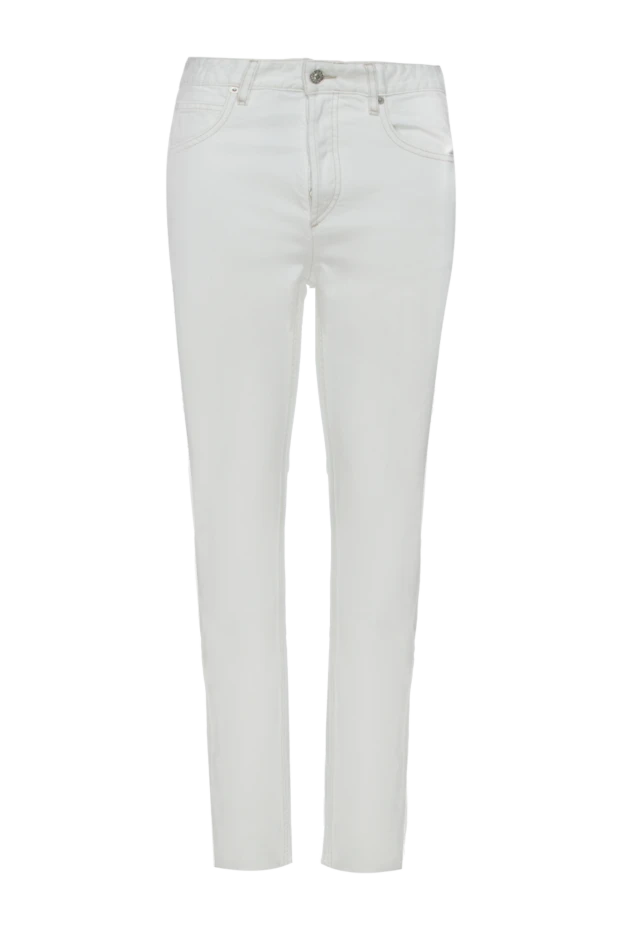 Isabel Marant woman white cotton jeans for women купить с ценами и фото 156390 - photo 1