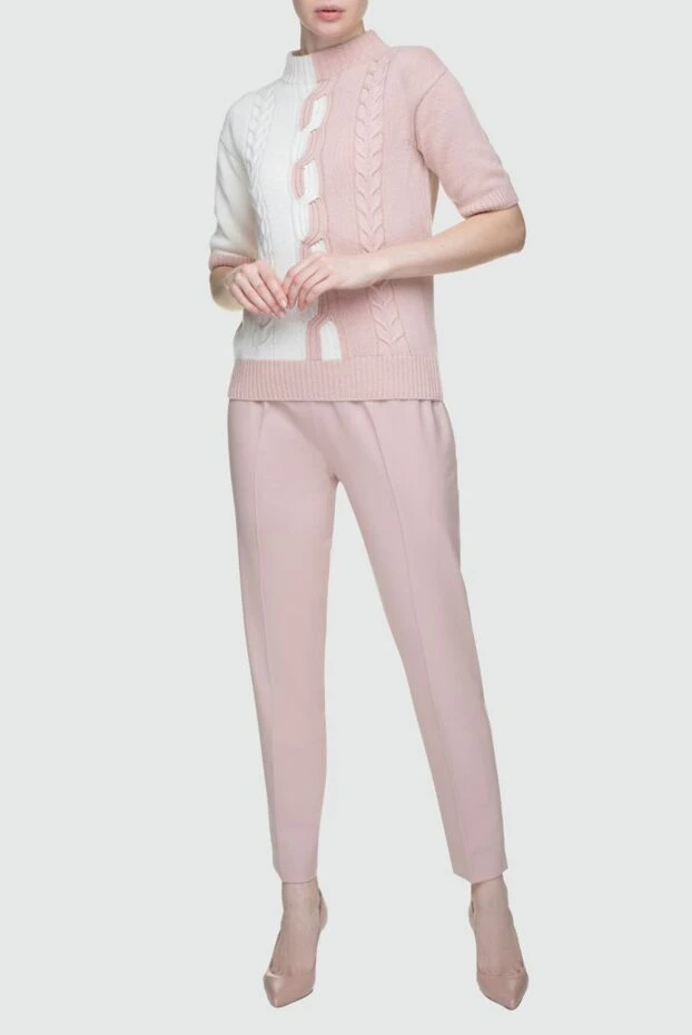 D.Exterior woman pink woolen trousers for women купить с ценами и фото 156437 - photo 2