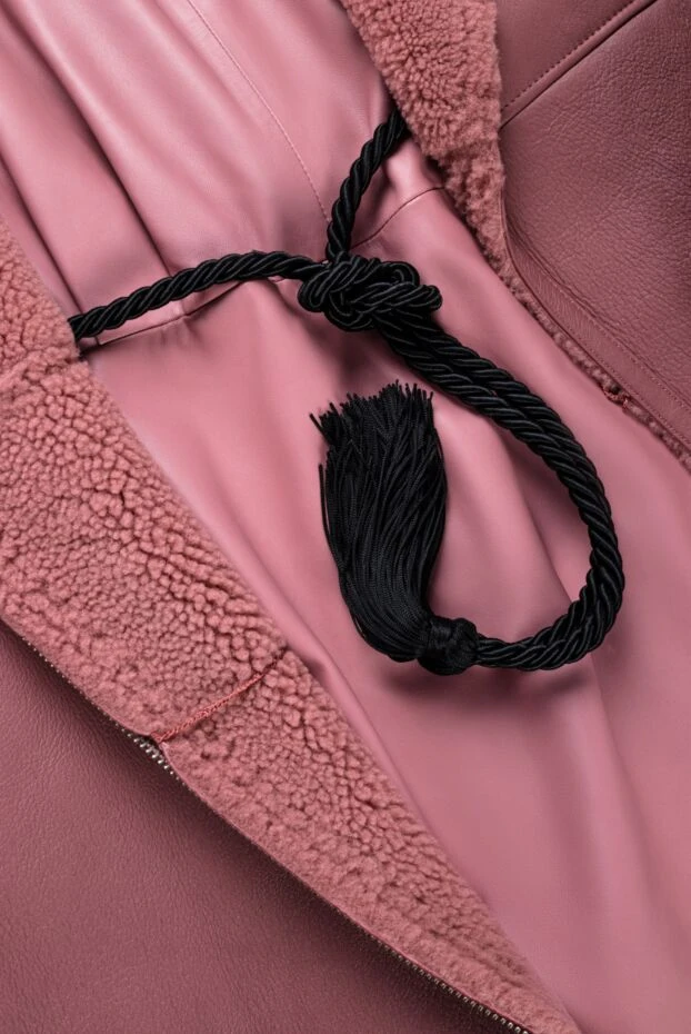 Blancha платье из кожи розовое женское 156453 - фото 3