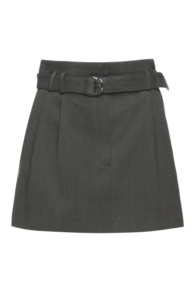 DROMe woman gray cotton skirt for women купить с ценами и фото 156478 - photo 1