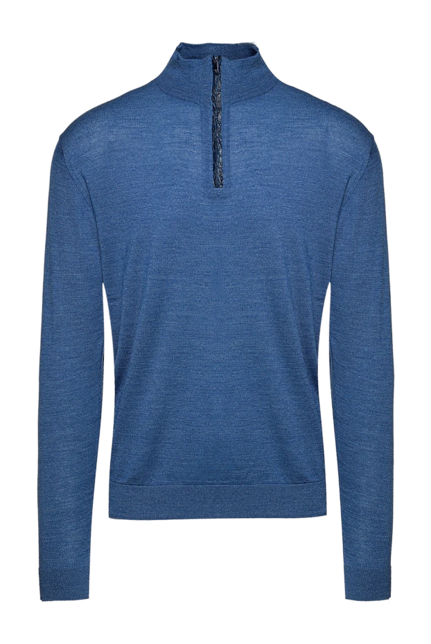 Torras man wool, silk and cashmere troyer blue for men купить с ценами и фото 156501 - photo 1