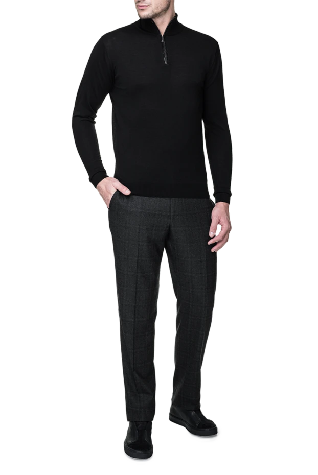 Torras man wool, silk and cashmere troyer black for men купить с ценами и фото 156504 - photo 2