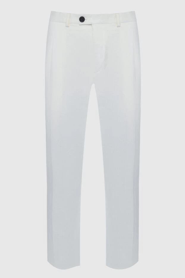 Torras white linen pants for men 156506 - photo 1