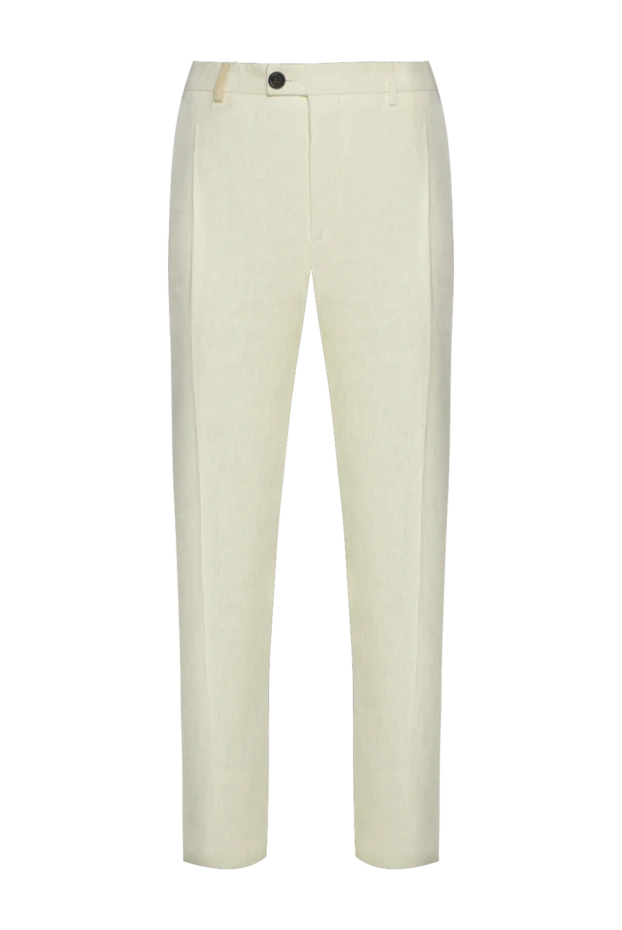 Torras yellow linen pants for men 156508 - photo 1