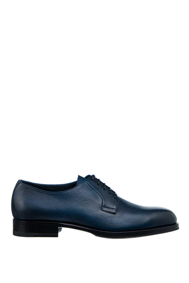 Pellettieri di Parma man blue leather men's shoes купить с ценами и фото 156526 - photo 1