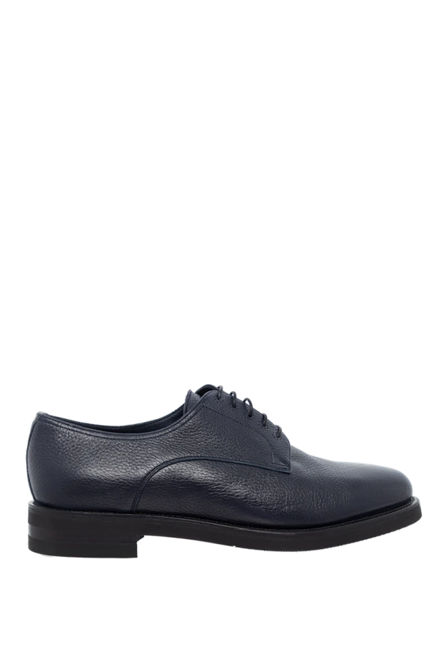 Pellettieri di Parma man blue leather men's shoes купить с ценами и фото 156529 - photo 1