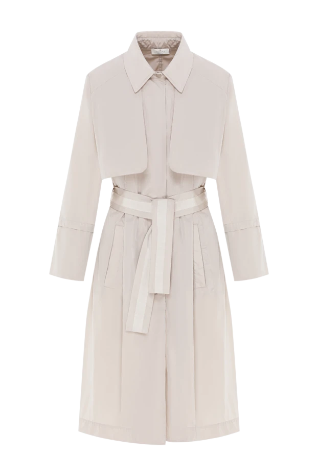 Әйелдерге арналған сұр түсті полиэфир пальто - фото 1