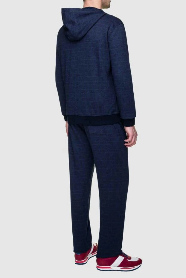 Cesare di Napoli man men's wool sports suit, blue 164038 - photo 3