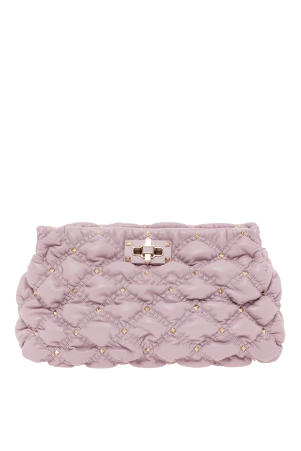 Күлгін былғары Spikeme иық сөмкесі - фото 1