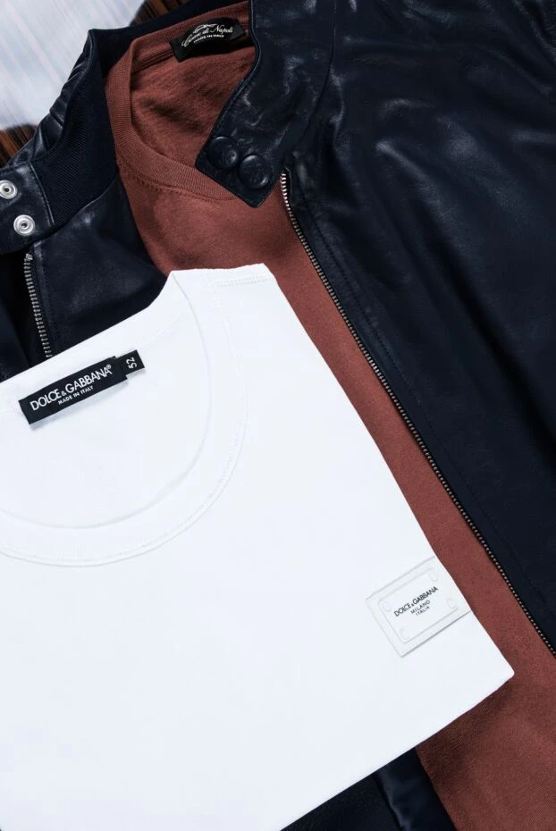 Lightweight orange wool jumper for men - photo 2