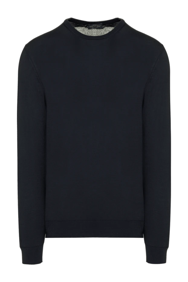 Cesare di Napoli man black wool jumper for men купить с ценами и фото 156824 - photo 1