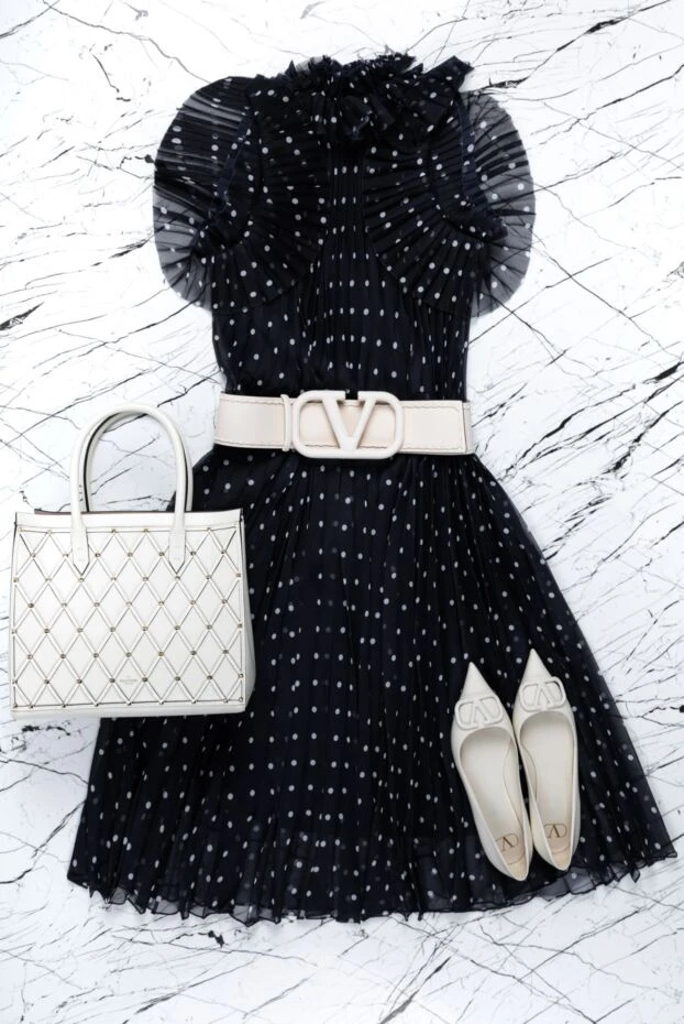 P.A.R.O.S.H. платье из полиэстера синее женское 156848 - фото 2