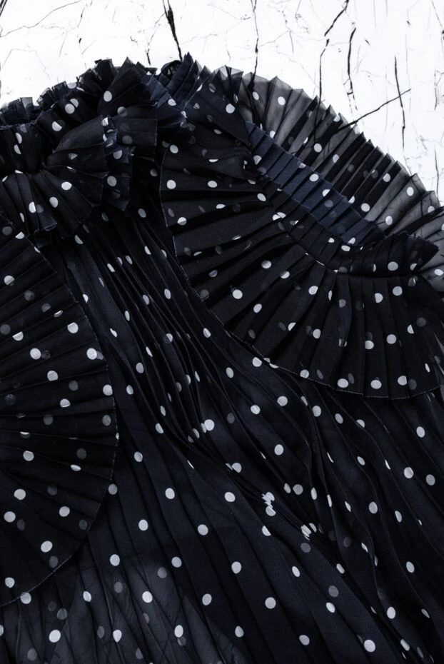 P.A.R.O.S.H. платье из полиэстера синее женское 156848 - фото 3