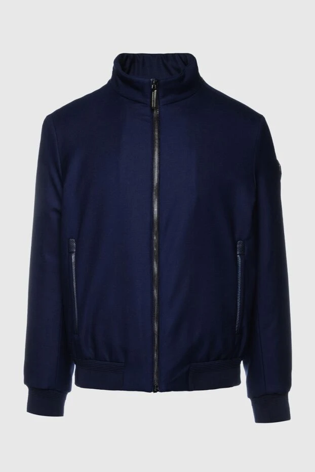 Ерлерге арналған көк жүннен жасалған күрте - фото 1