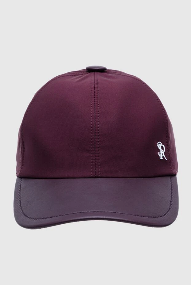 Stefano Ricci кепка из шелка красная мужская 156898 - фото 1