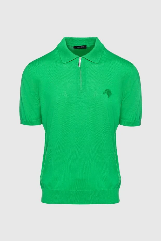 Stefano Ricci поло из хлопка зеленое мужское 156923 - фото 1