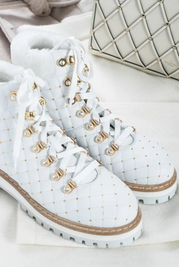 Stefano Ricci джинсы из эластичного хлопка насыщенного синего цвета 156963 - фото 2