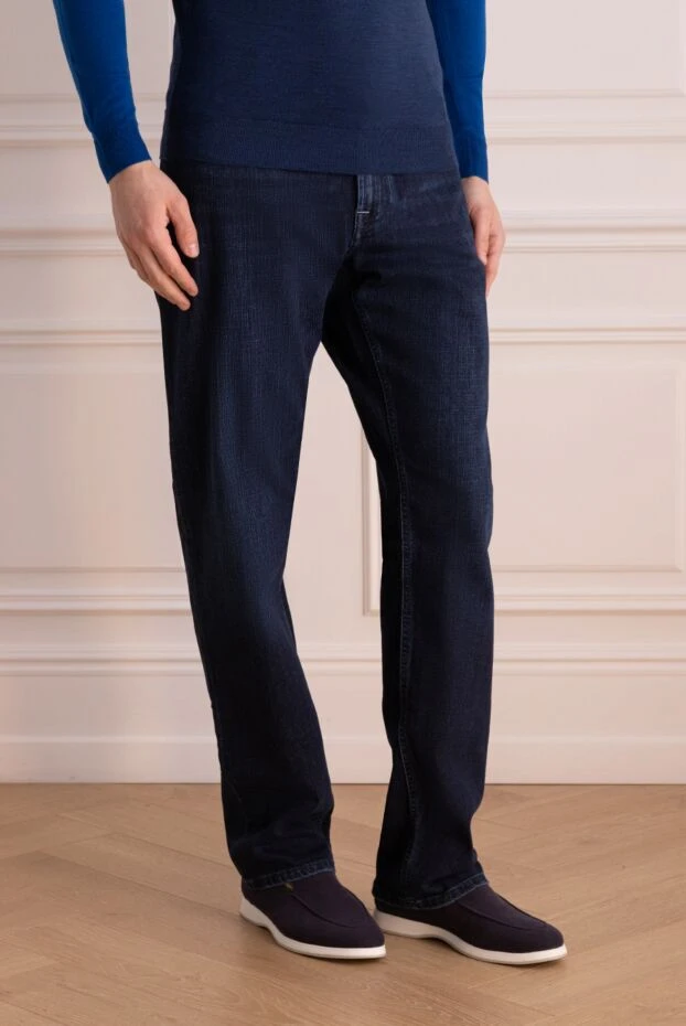 Stefano Ricci джинсы из плотного хлопка с добавлением эластичных волокон 156965 - фото 3