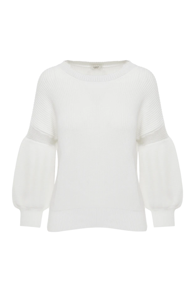 Peserico woman white cotton and nylon jumper for women купить с ценами и фото 157005 - photo 1