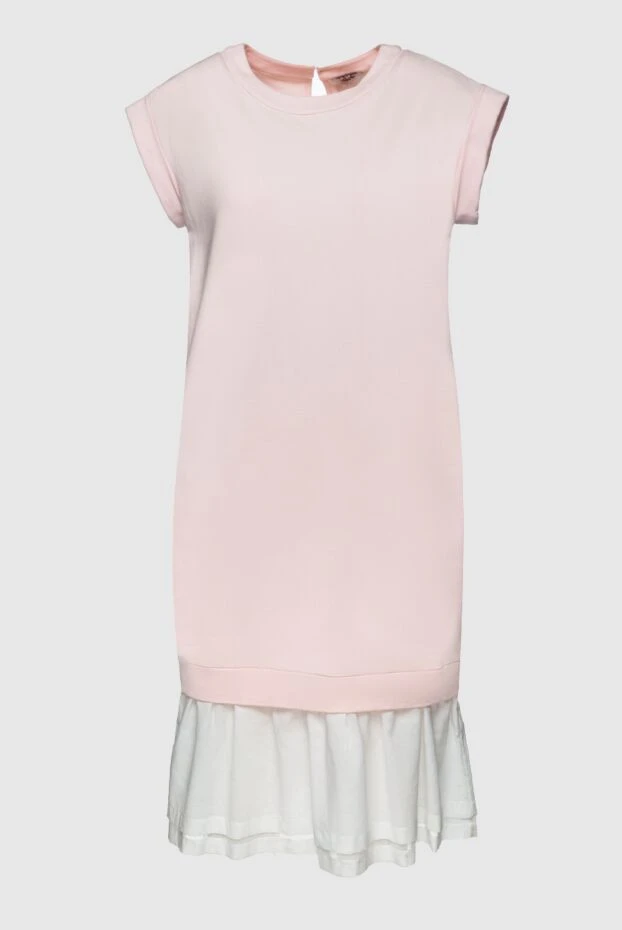 Peserico woman pink cotton dress for women купить с ценами и фото 157022 - photo 1